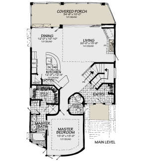 Main Floor for House Plan #1907-00045