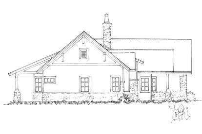 Country House Plan #1907-00046 Elevation Photo