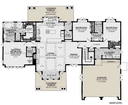 Main Floor for House Plan #1907-00046