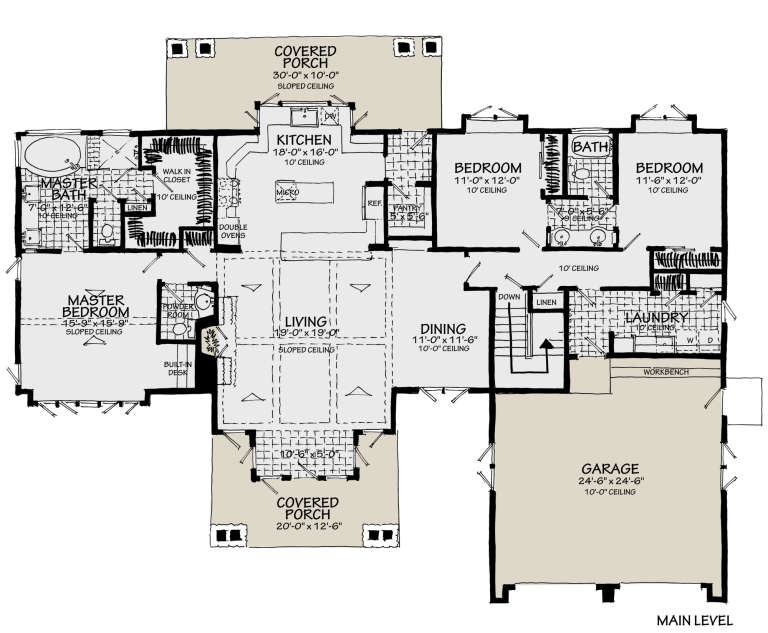 House Plan House Plan #21498 Drawing 1