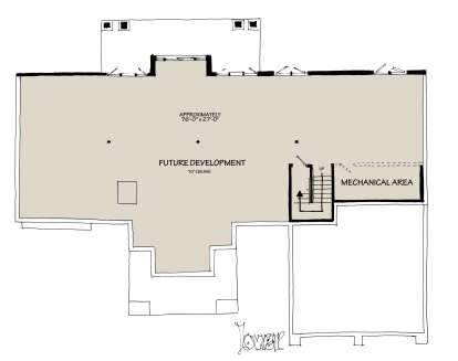 Basement for House Plan #1907-00046