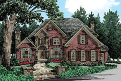 House Plan House Plan #21519 Front Elevation 