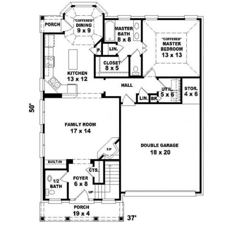 House Plan House Plan #2153 Drawing 1