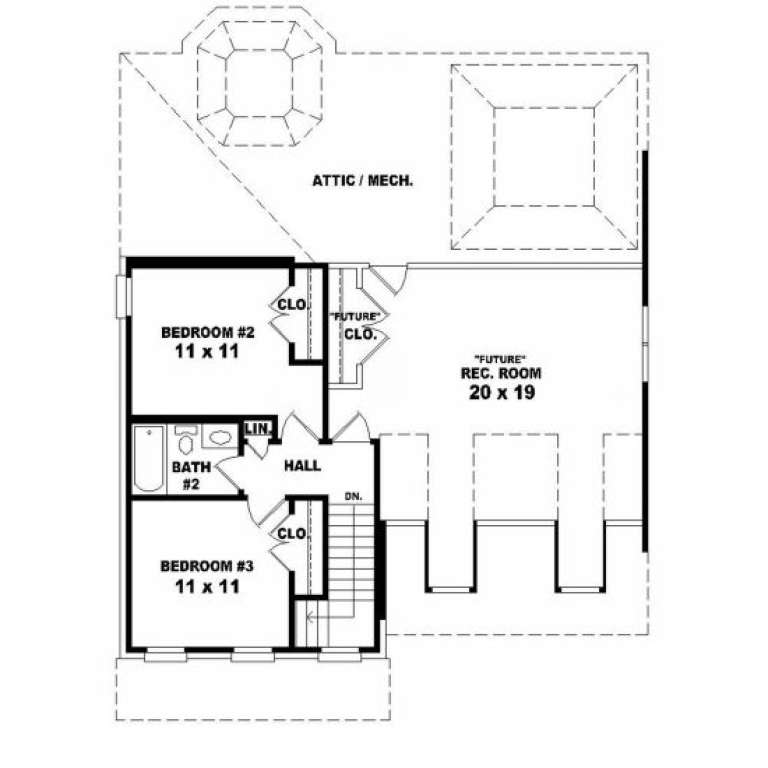 House Plan House Plan #2153 Drawing 2
