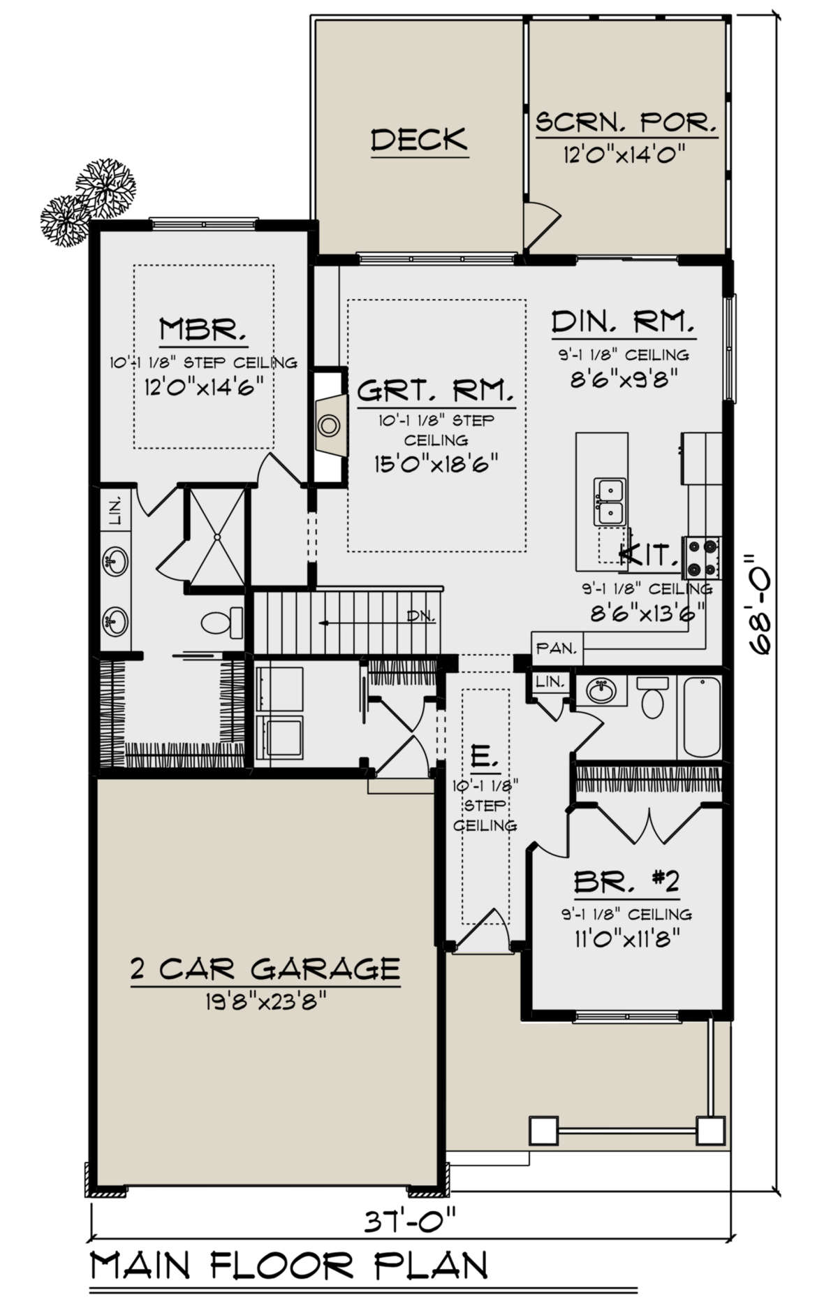 Main Floor for House Plan #1020-00322