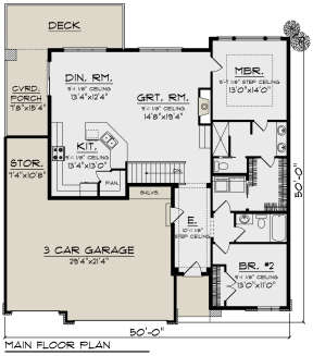 Prairie Plan: 1,484 Square Feet, 2 Bedrooms, 2 Bathrooms - 1020-00323