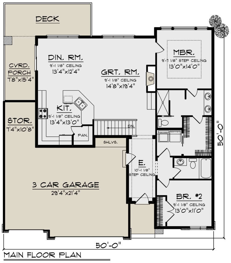 House Plan House Plan #21540 Drawing 1