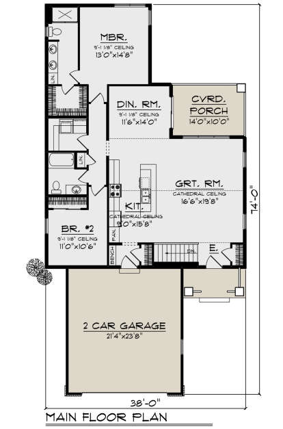 Main Floor for House Plan #1020-00324