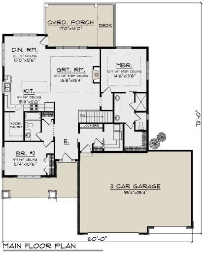 House Plan House Plan #21561 Drawing 1