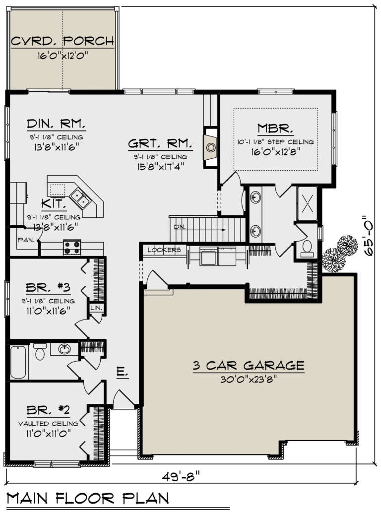 House Plan House Plan #21568 Drawing 1