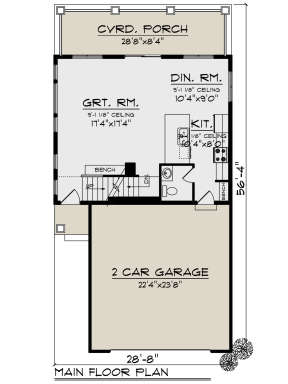 Main Floor for House Plan #1020-00328