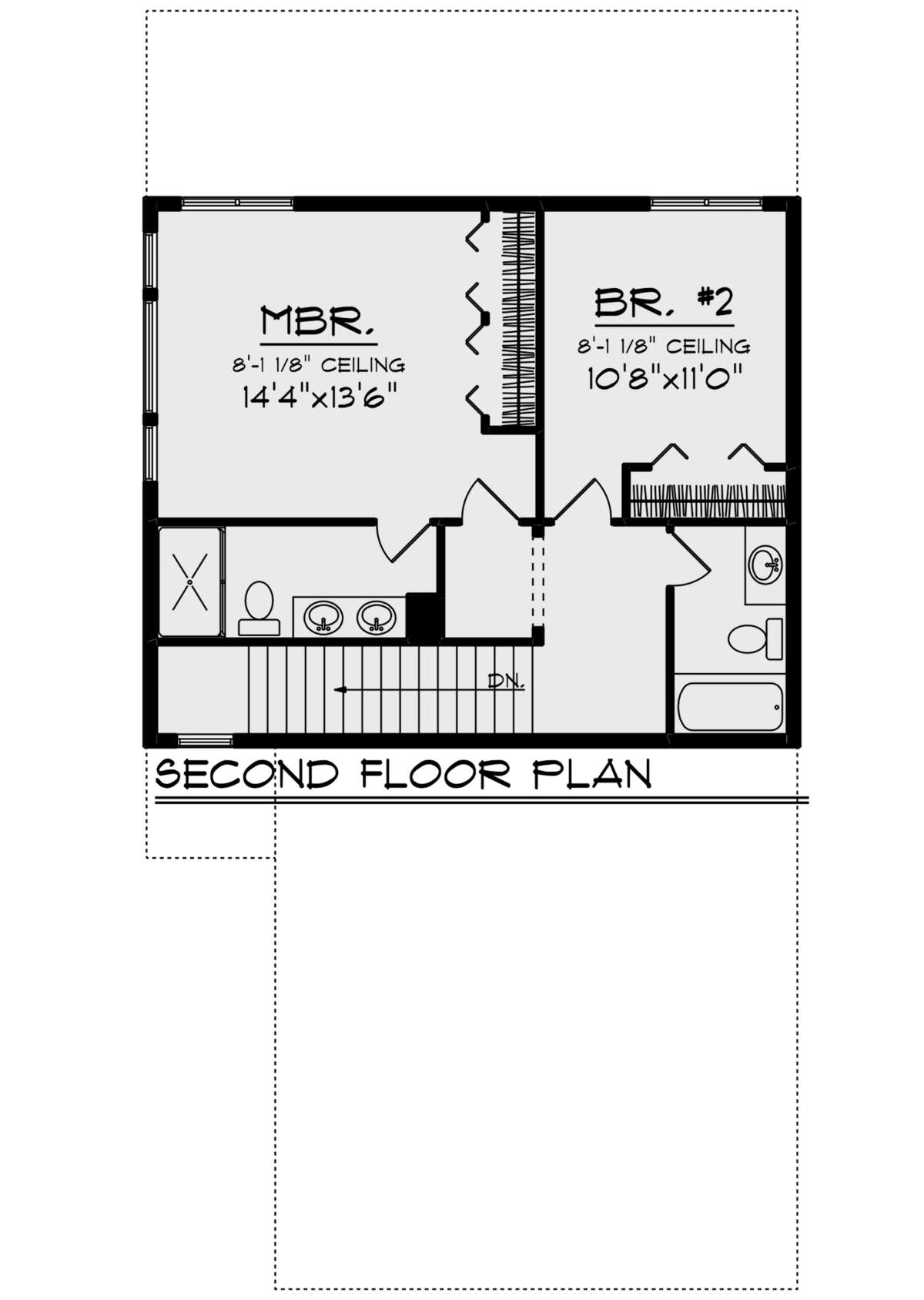 Second Floor for House Plan #1020-00328