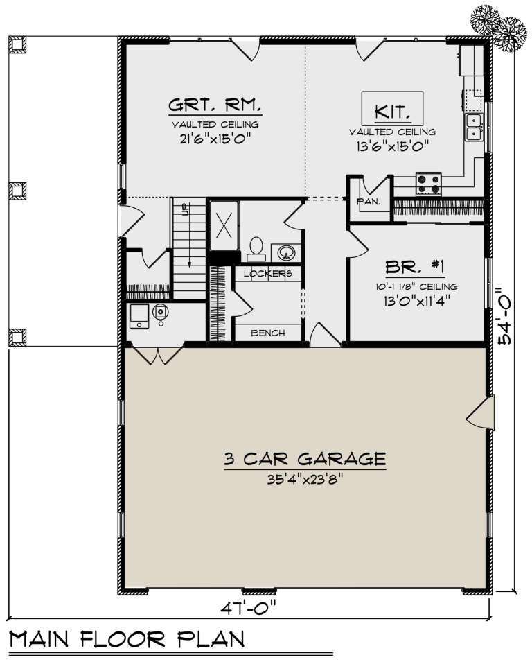 House Plan House Plan #21589 Drawing 1