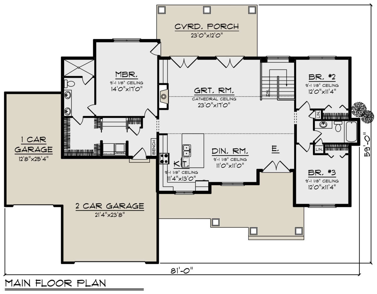 Main Floor for House Plan #1020-00331