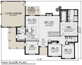 Main Floor for House Plan #1020-00332