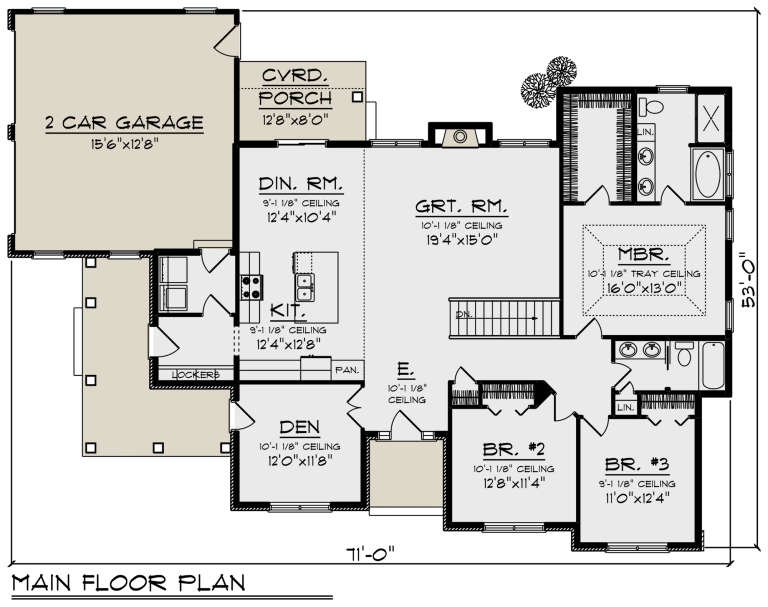 House Plan House Plan #21603 Drawing 1