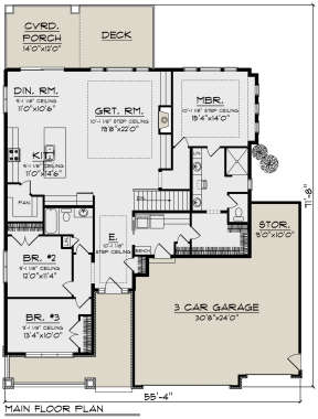 Main Floor for House Plan #1020-00333