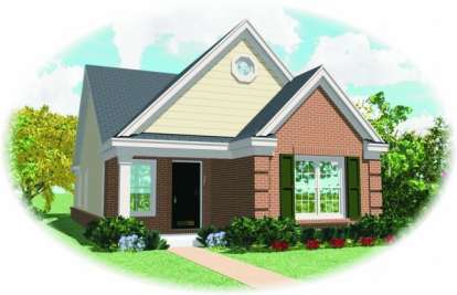 2 Bed, 2 Bath, 1163 Square Foot House Plan - #053-00089