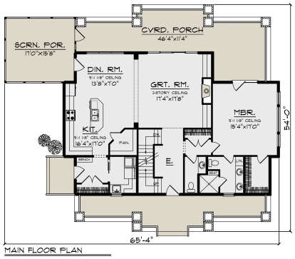 Main Floor for House Plan #1020-00335