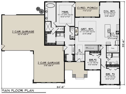 House Plan House Plan #21631 Drawing 1