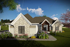 Craftsman House Plan #1020-00337 Elevation Photo