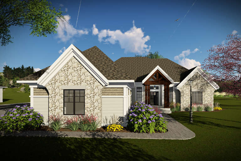 Craftsman House Plan #1020-00337 Elevation Photo