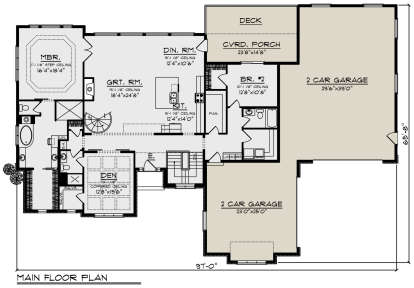 Main Floor for House Plan #1020-00338