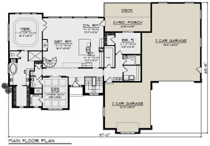 Main Floor for House Plan #1020-00338