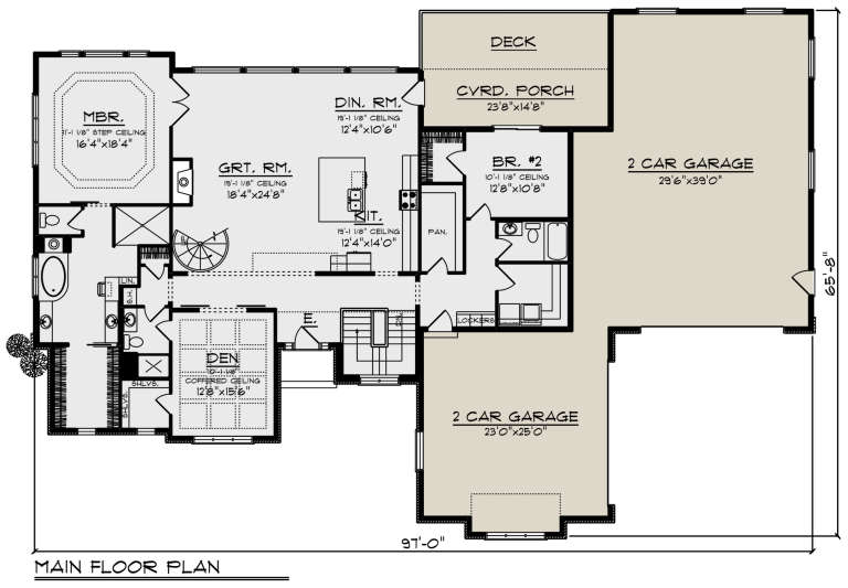 House Plan House Plan #21645 Drawing 1