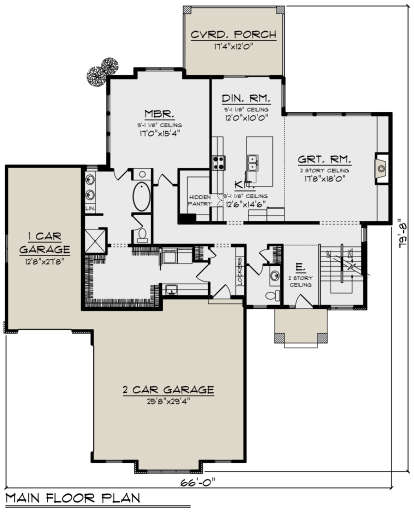 Main Floor for House Plan #1020-00339
