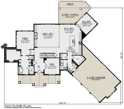 House Plan House Plan #21659 Drawing 1