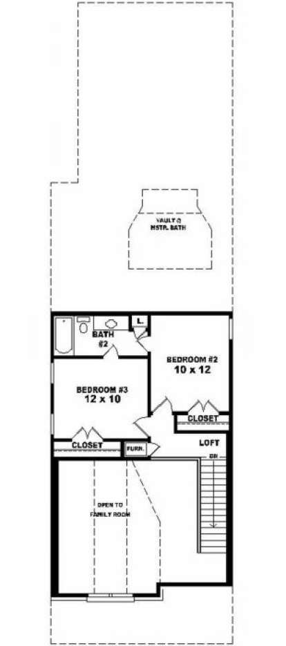 Second Floor for House Plan #053-00093