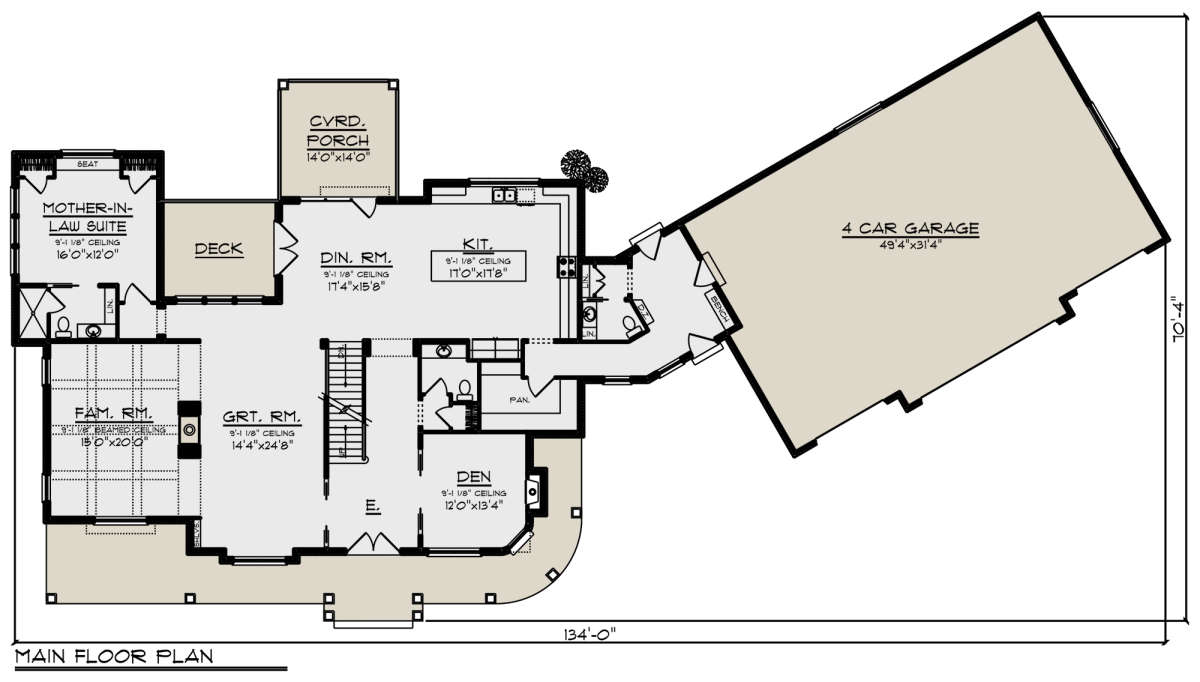 Main Floor for House Plan #1020-00341