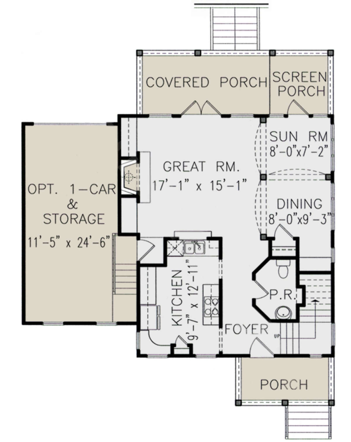 Main Floor for House Plan #699-00205