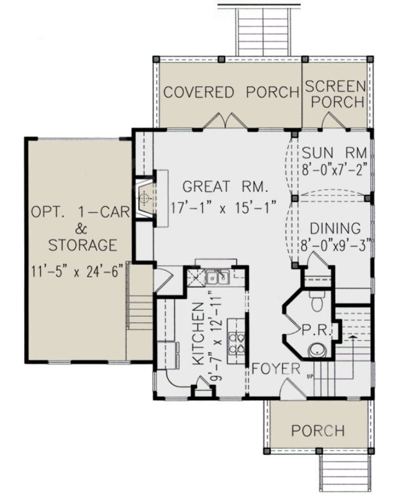 House Plan House Plan #21673 Drawing 1