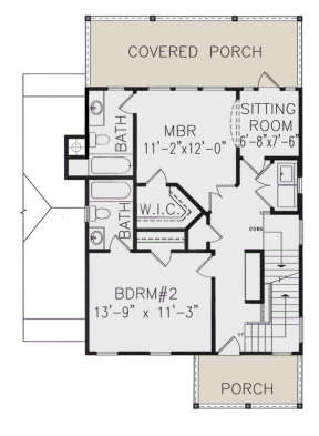 Second Floor for House Plan #699-00205