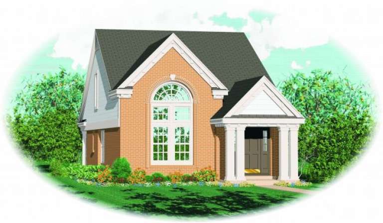 Traditional House Plan #053-00095 Elevation Photo