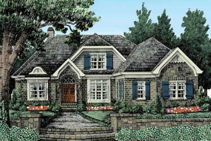 European House Plan #8594-00273 Elevation Photo