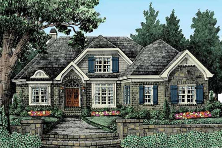 House Plan House Plan #21694 Front Elevation 