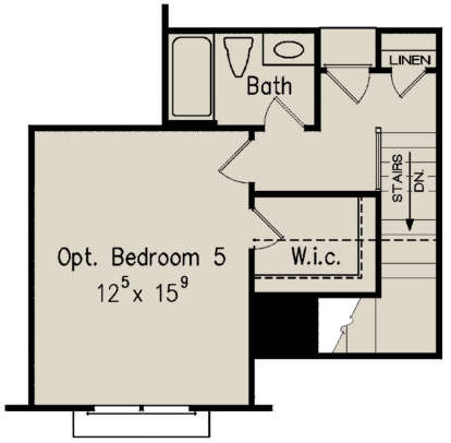 Second Floor for House Plan #8594-00273