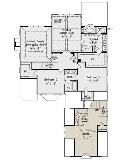 Second Floor for House Plan #8594-00274