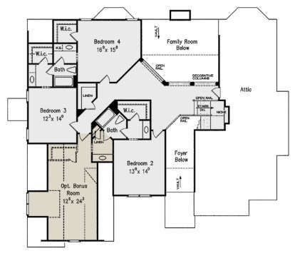 Second Floor for House Plan #8594-00275