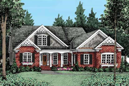 5 Bed, 4 Bath, 3092 Square Foot House Plan - #8594-00277