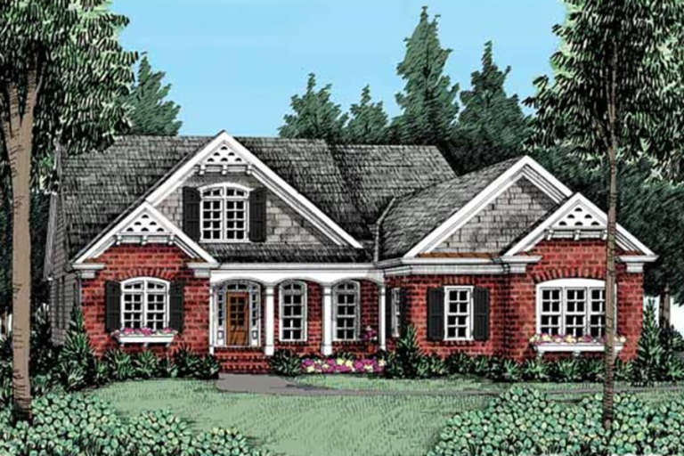 Traditional House Plan #8594-00277 Elevation Photo