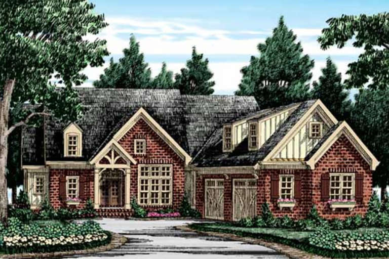 House Plan House Plan #21736 Front Elevation 