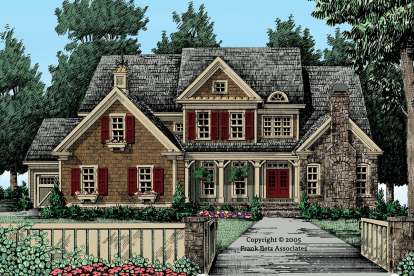 Traditional House Plan #8594-00282 Elevation Photo