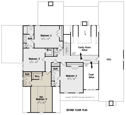 Second Floor for House Plan #8594-00282