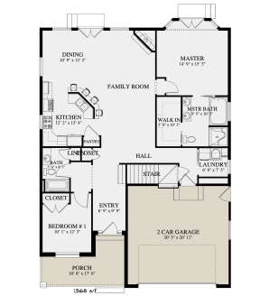 Main Floor for House Plan #2802-00037