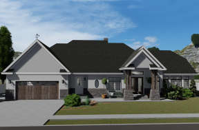 Traditional House Plan #2802-00038 Elevation Photo