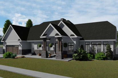 Traditional House Plan #2802-00038 Elevation Photo